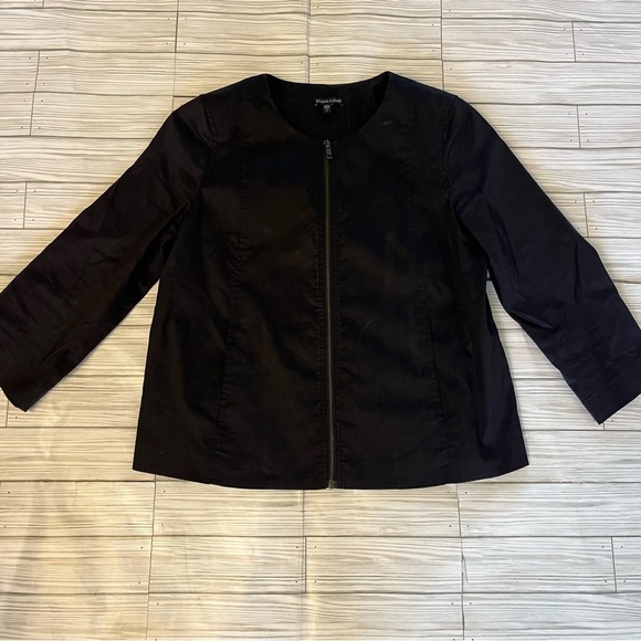 *not for sale* Eileen Fisher Polished Ramie Stretch Jacekt - Picture 3 of 7